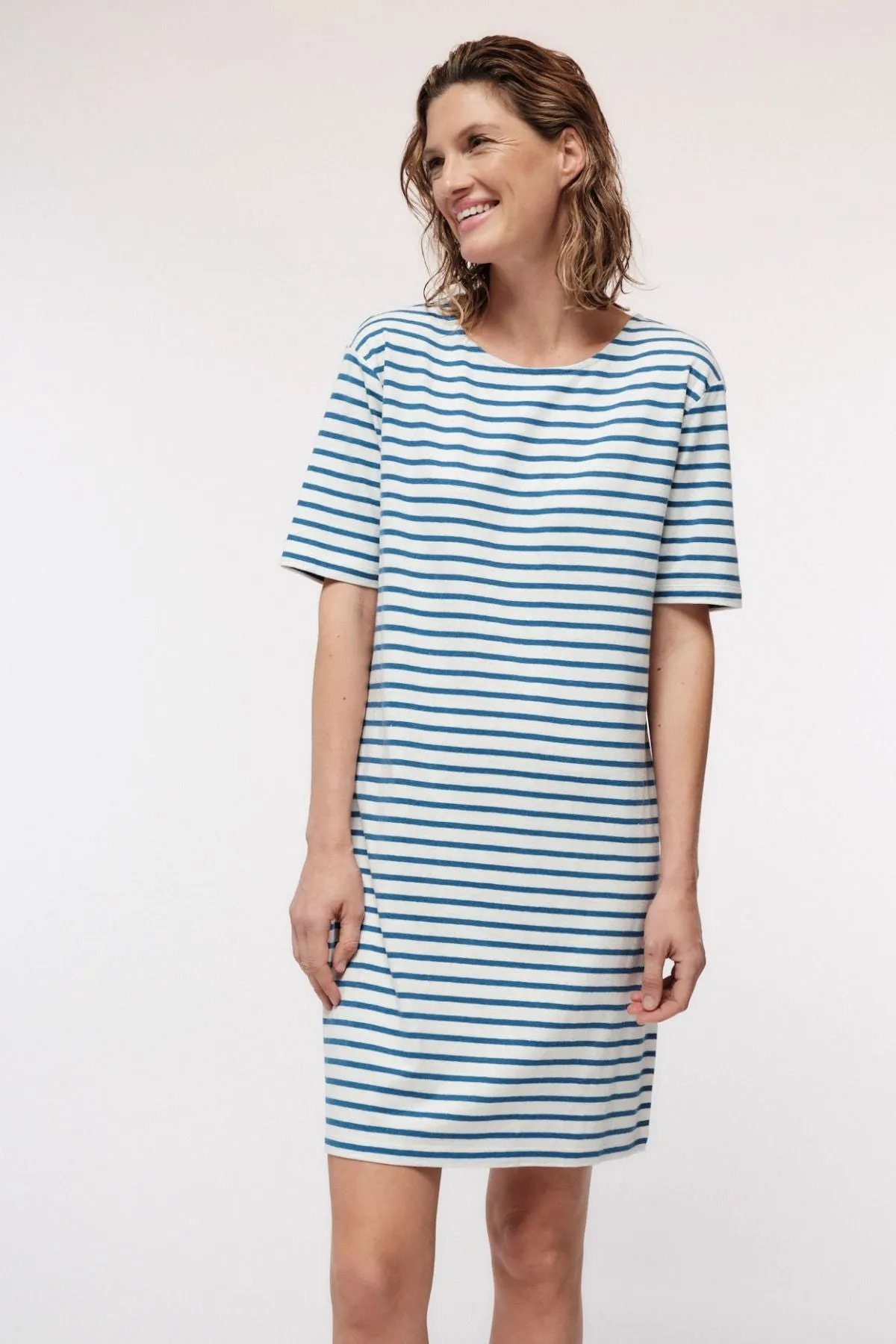 Dress with Stripes and Back Cutout Lanius