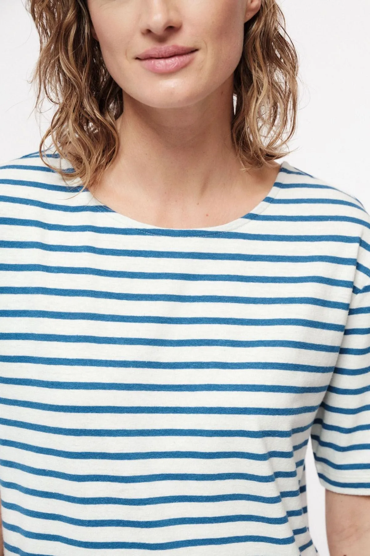 Dress with Stripes and Back Cutout Lanius
