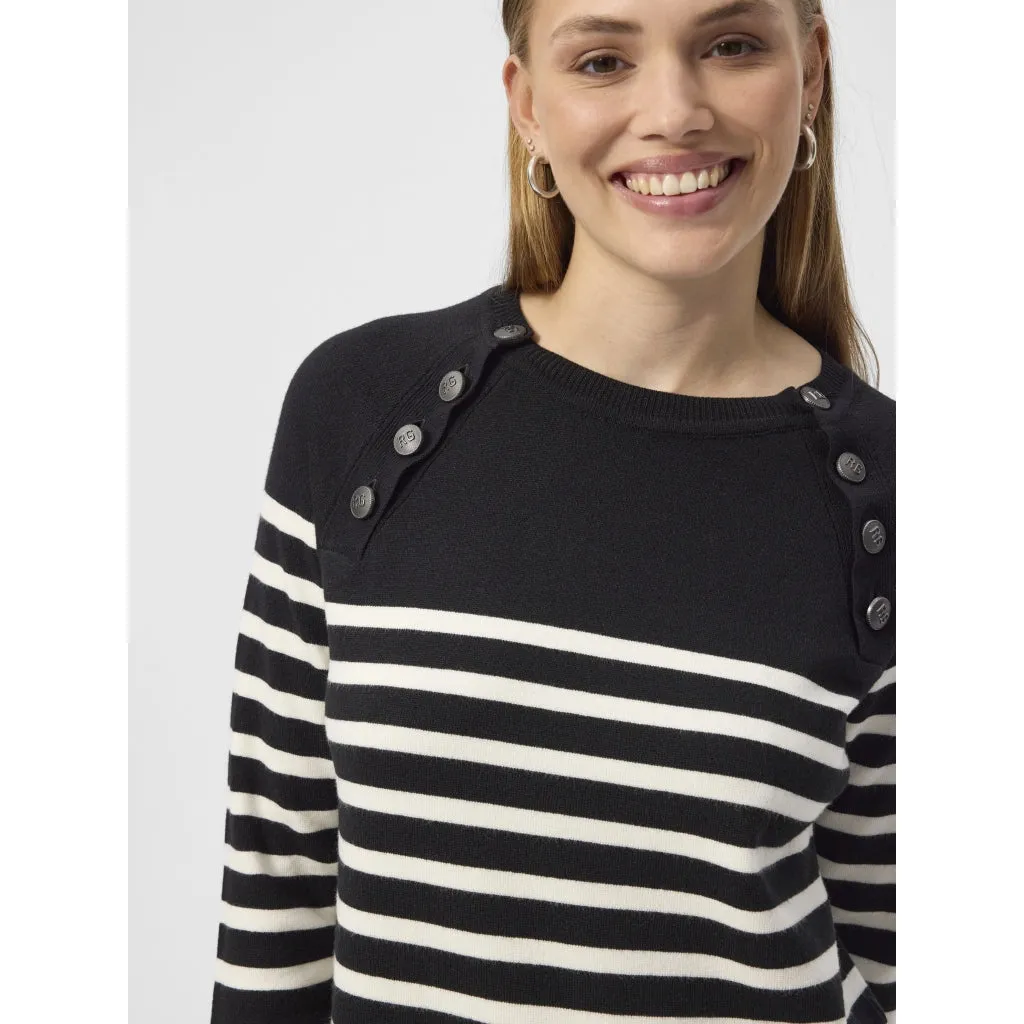 Dune Knit - Black Stripe