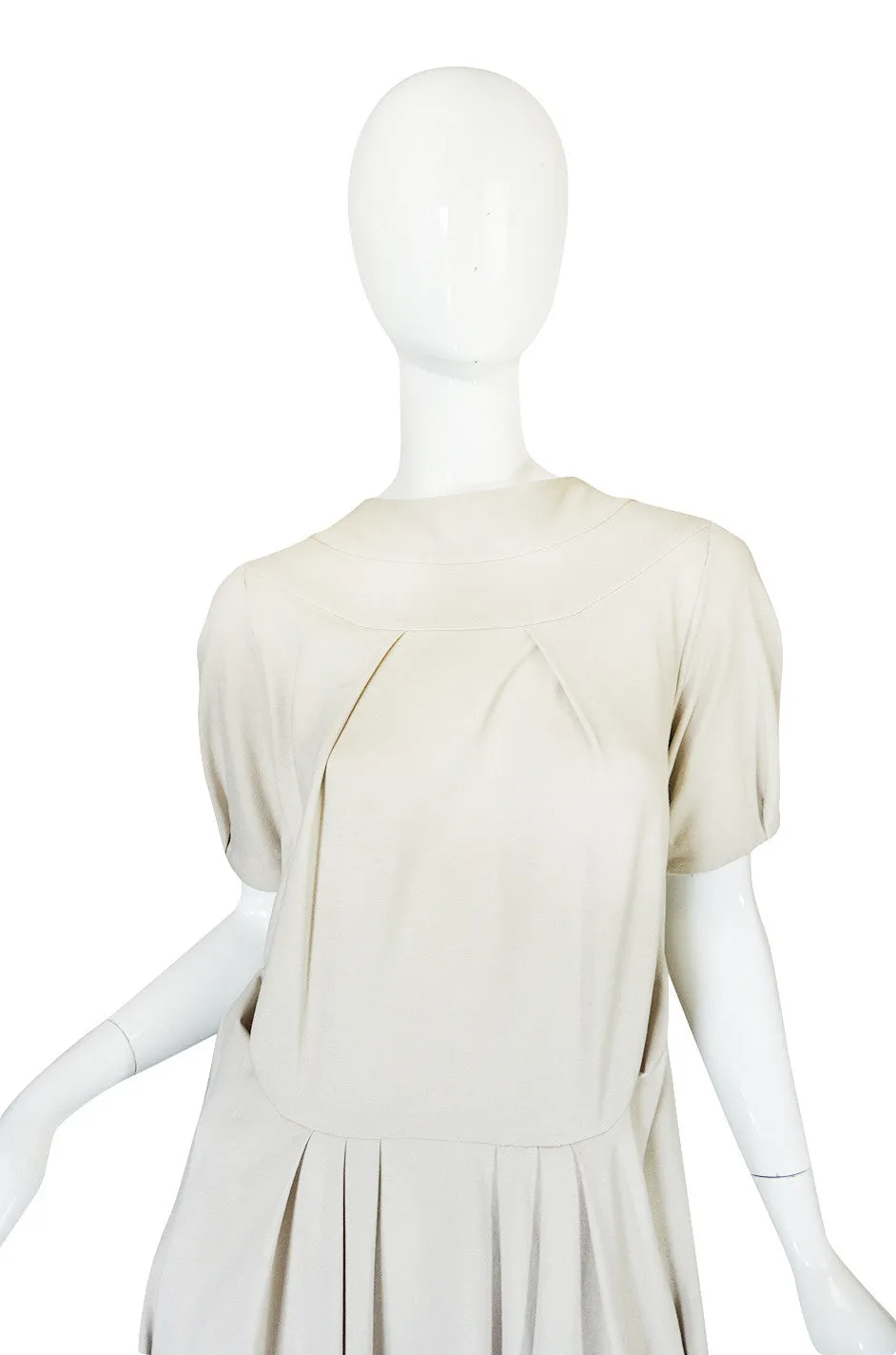 Early 2000s Off White Jersey Marni Dress