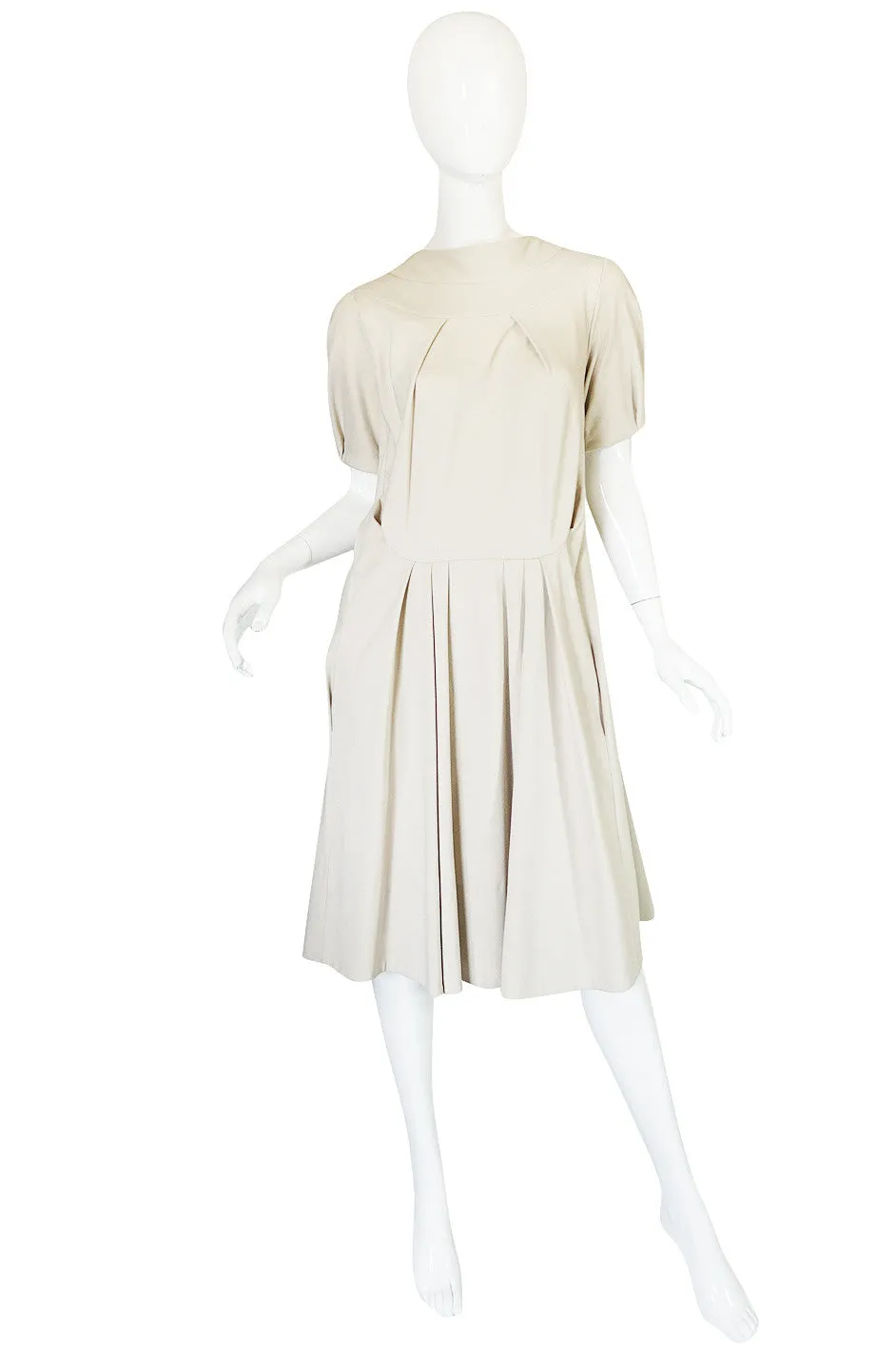Early 2000s Off White Jersey Marni Dress