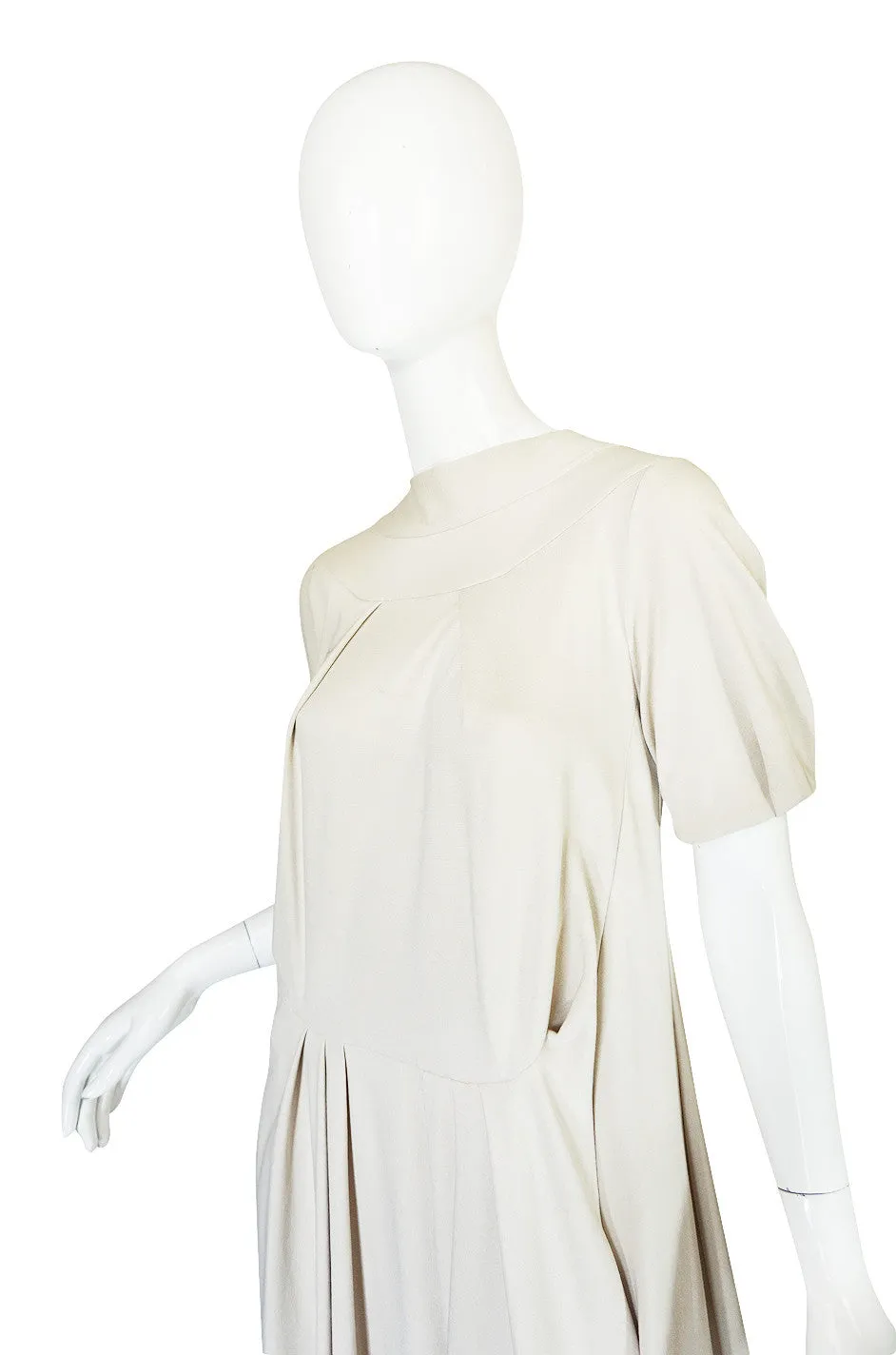 Early 2000s Off White Jersey Marni Dress