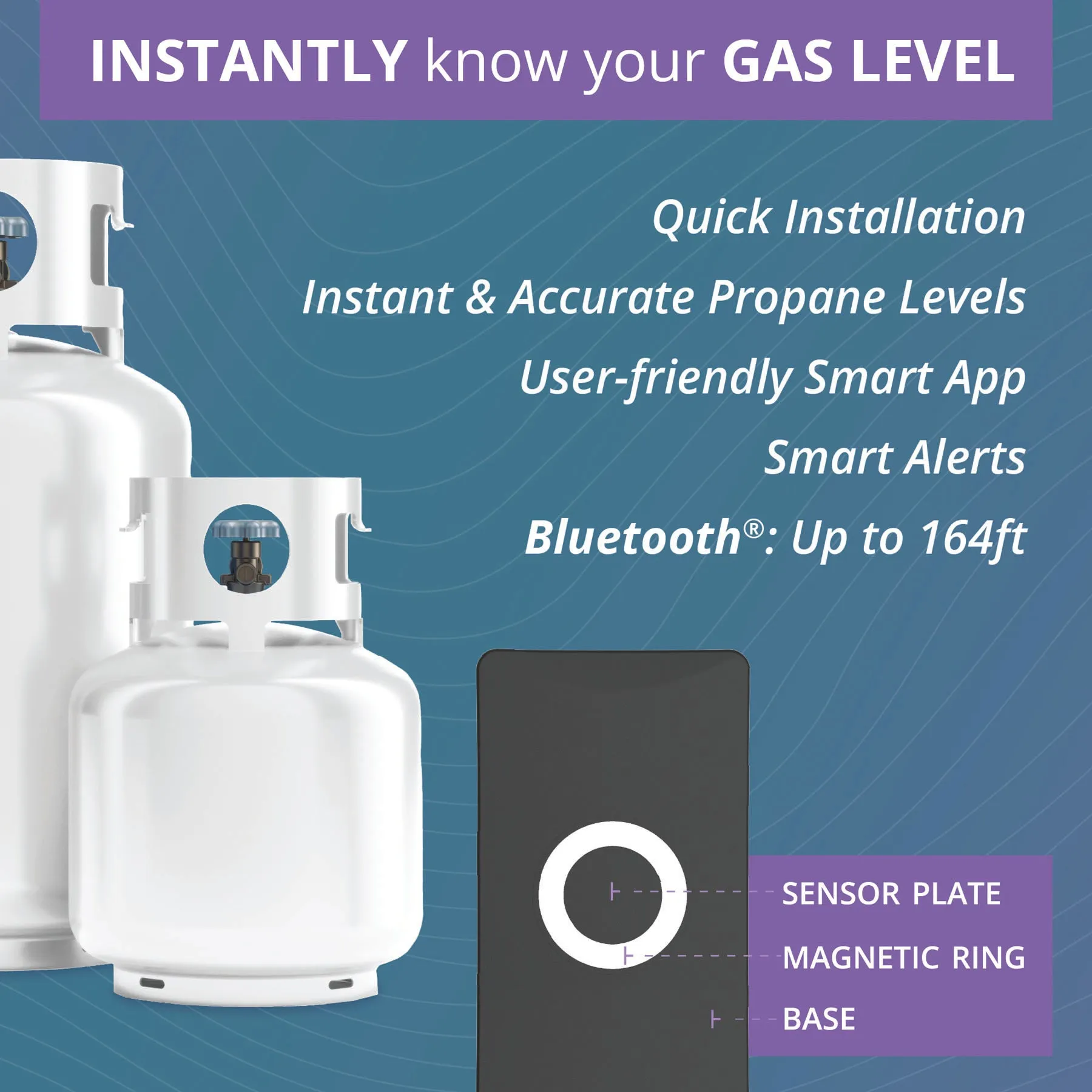 EchoCheck Smart Propane Gas Tank Sensor