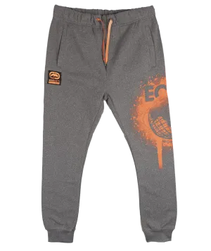 ECKO UNLTD FLEECE JOGGER PANTS GREY MARLED - EO12G783