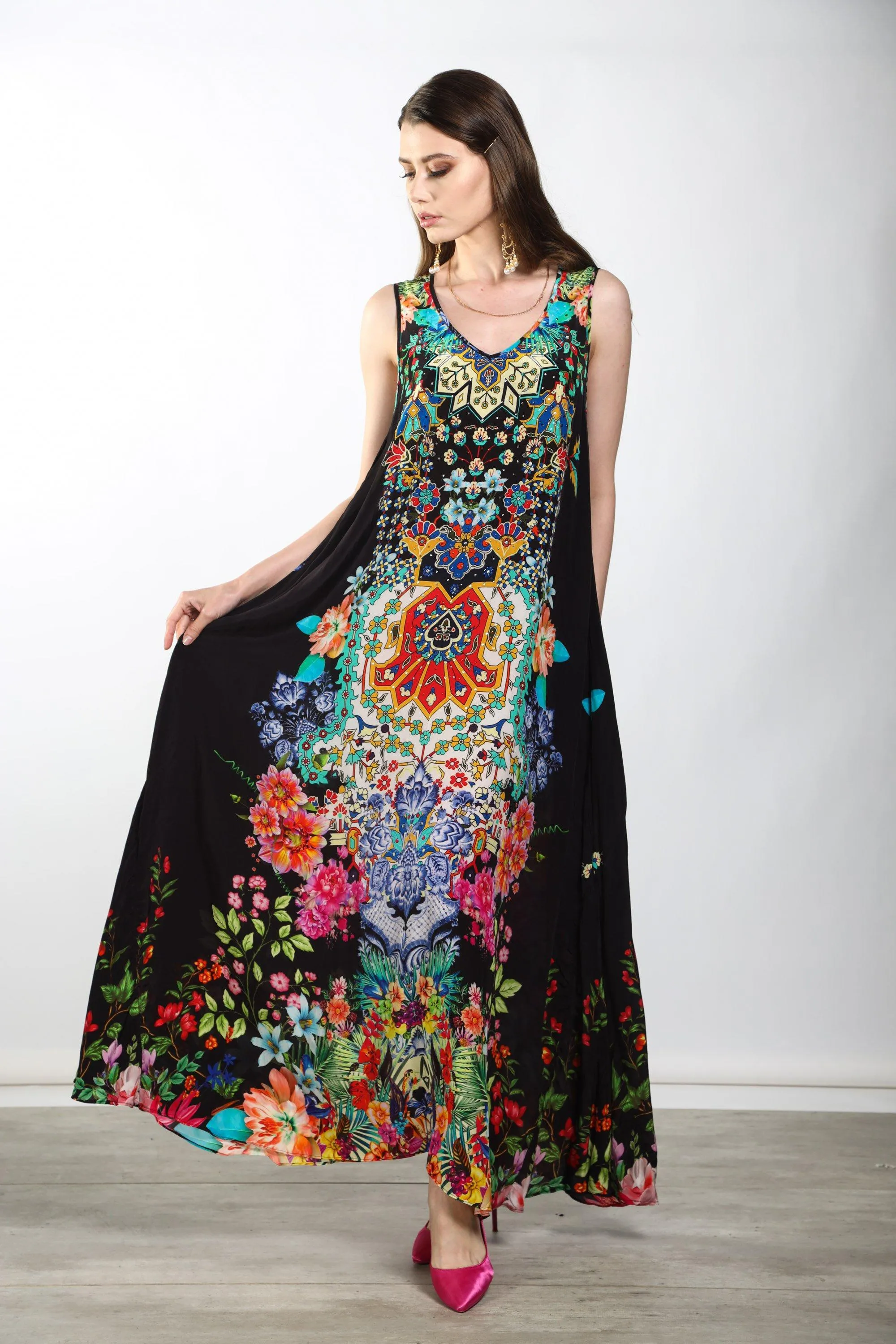 EDEN - SLEEVELESS MAXI DRESS