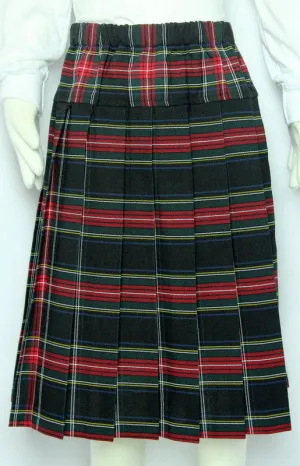 Elementary Plaid #140 Yoke Pleated Skirt