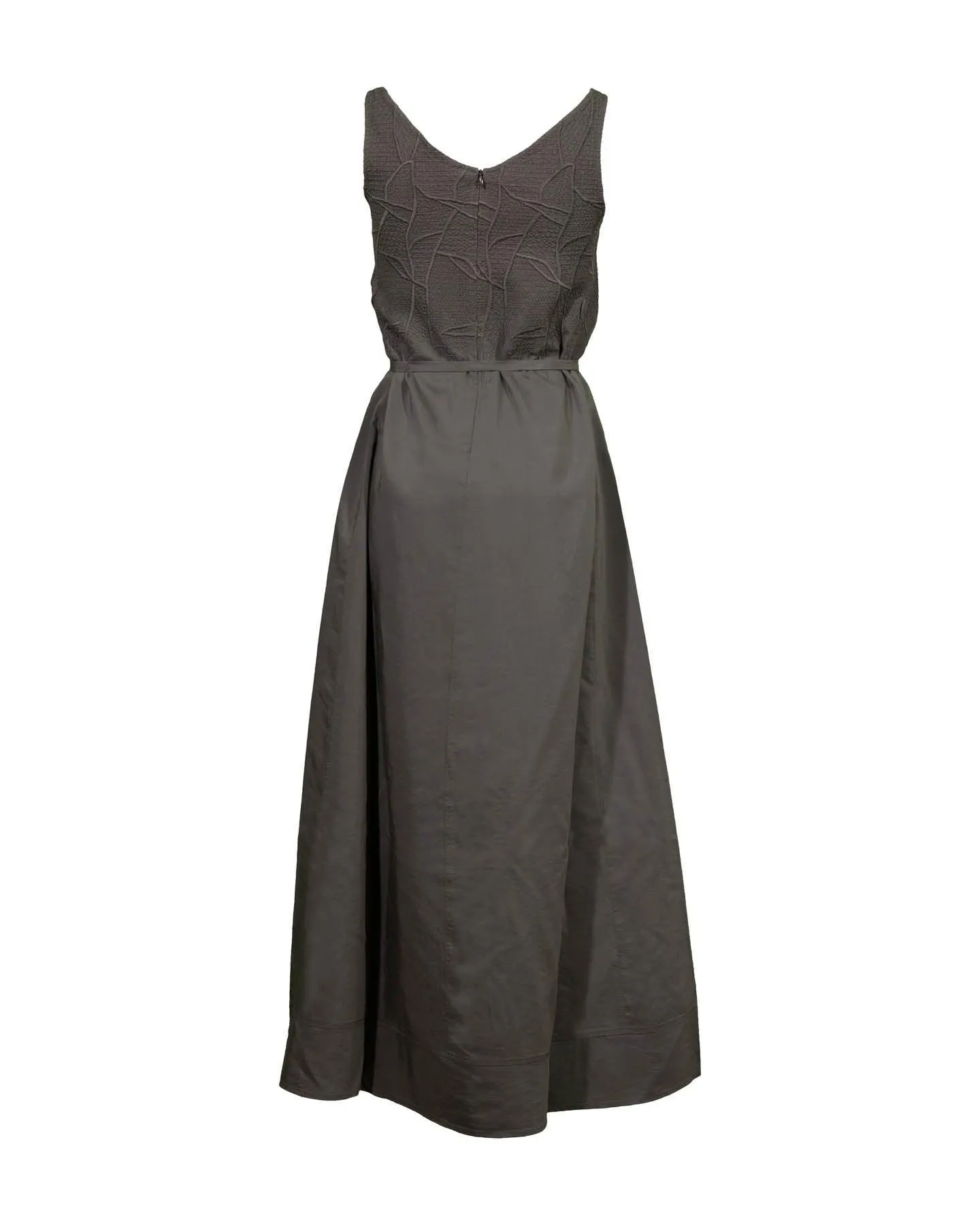 Embroidered Sleeveless Maxi Dress