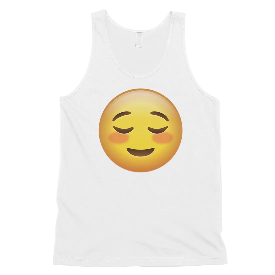Emoji-Blush Mens Sweet Loving Perfect Halloween Costume Tank Top