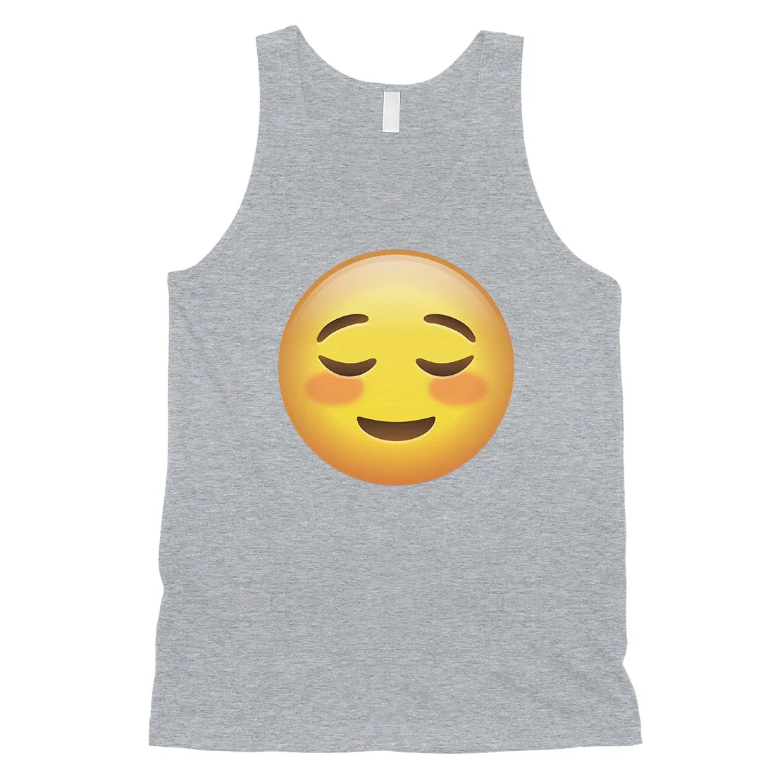 Emoji-Blush Mens Sweet Loving Perfect Halloween Costume Tank Top