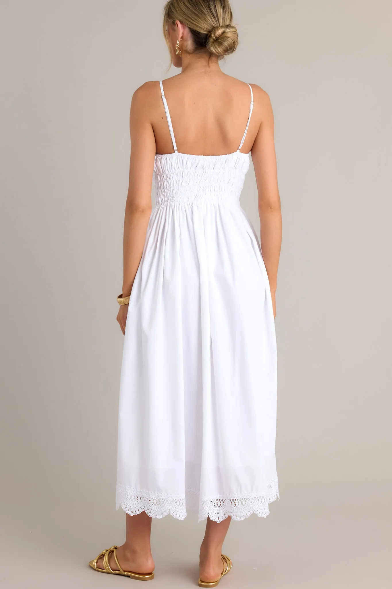 Ethereal Elegance White Maxi Dress