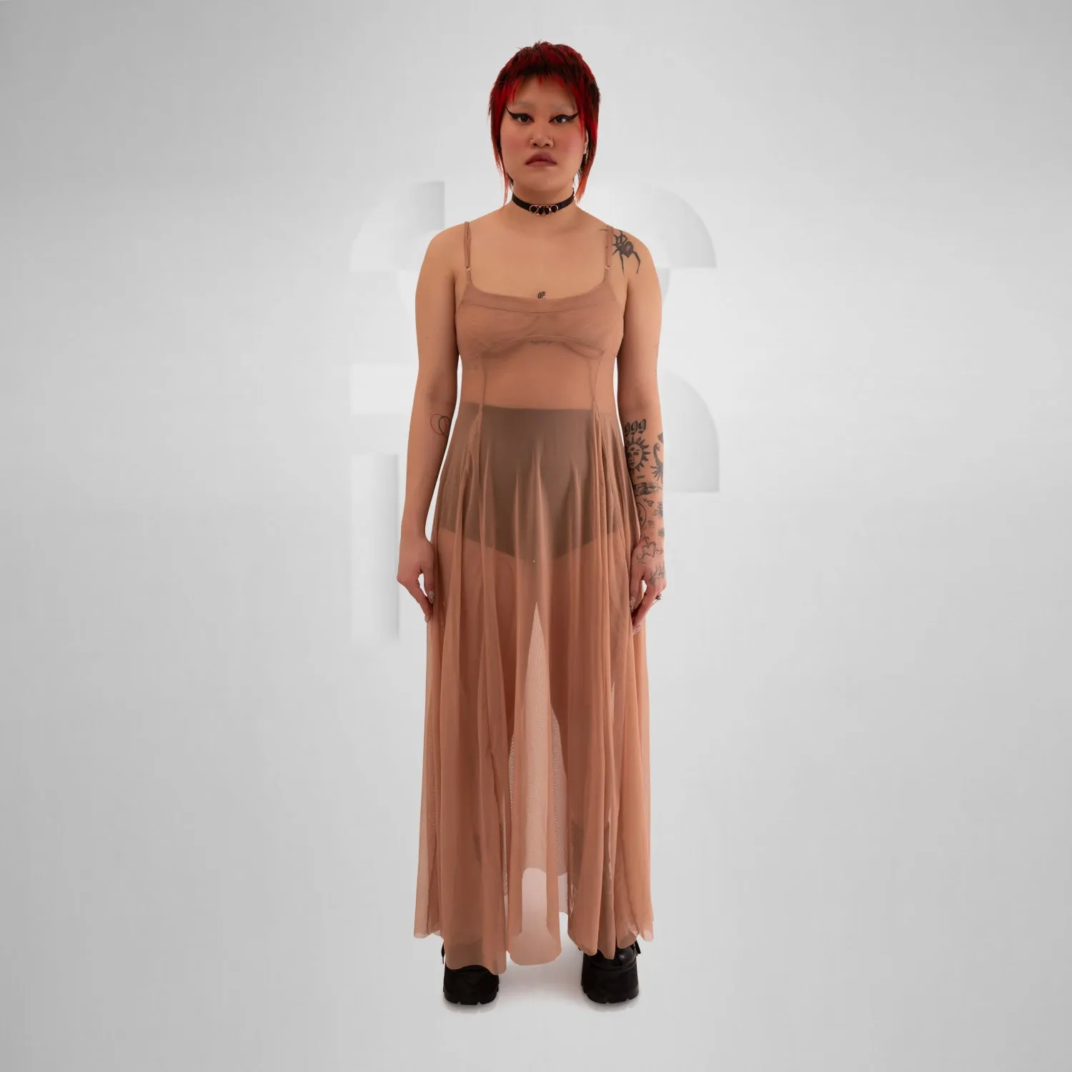 Ethereal Sheer Maxi Dress