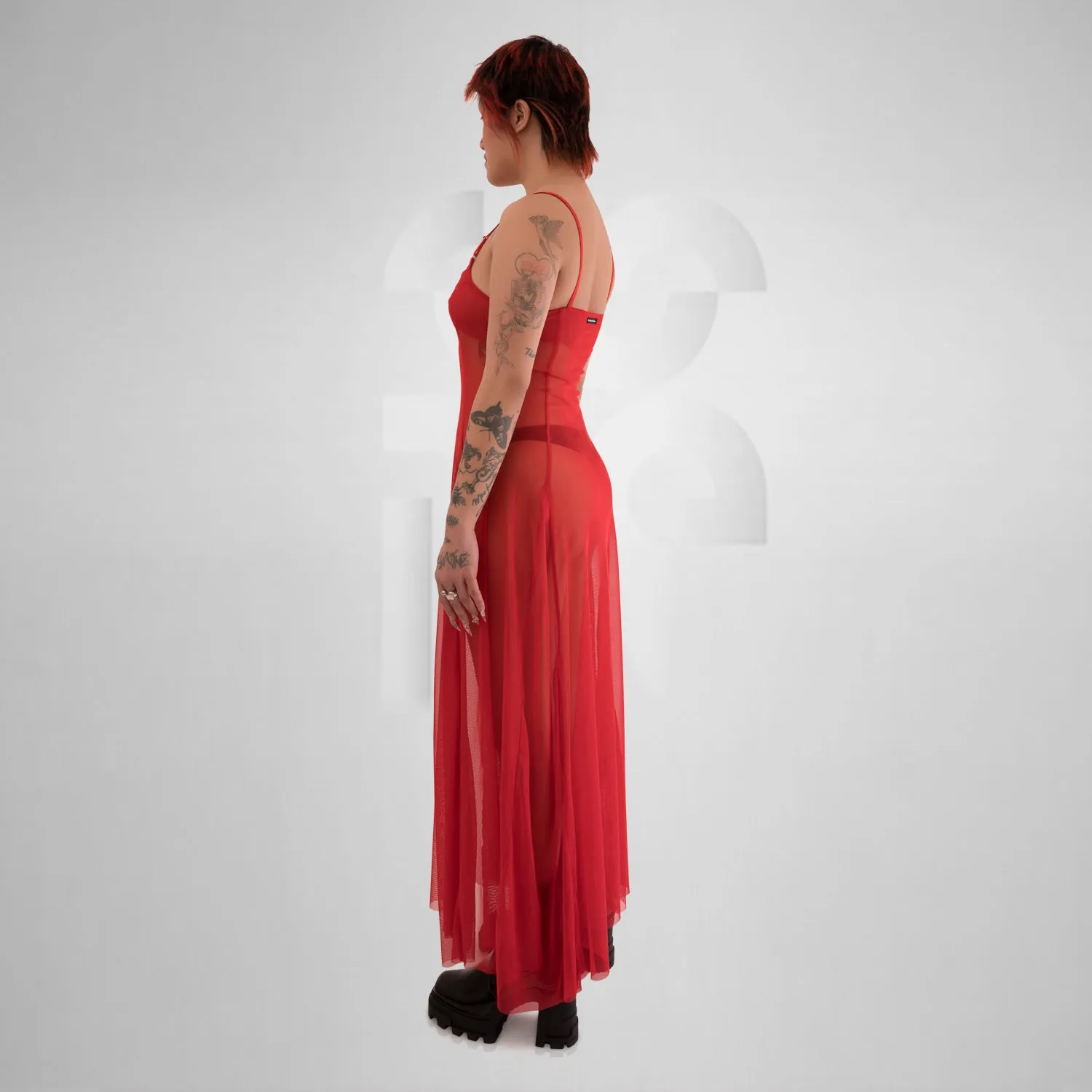 Ethereal Sheer Maxi Dress