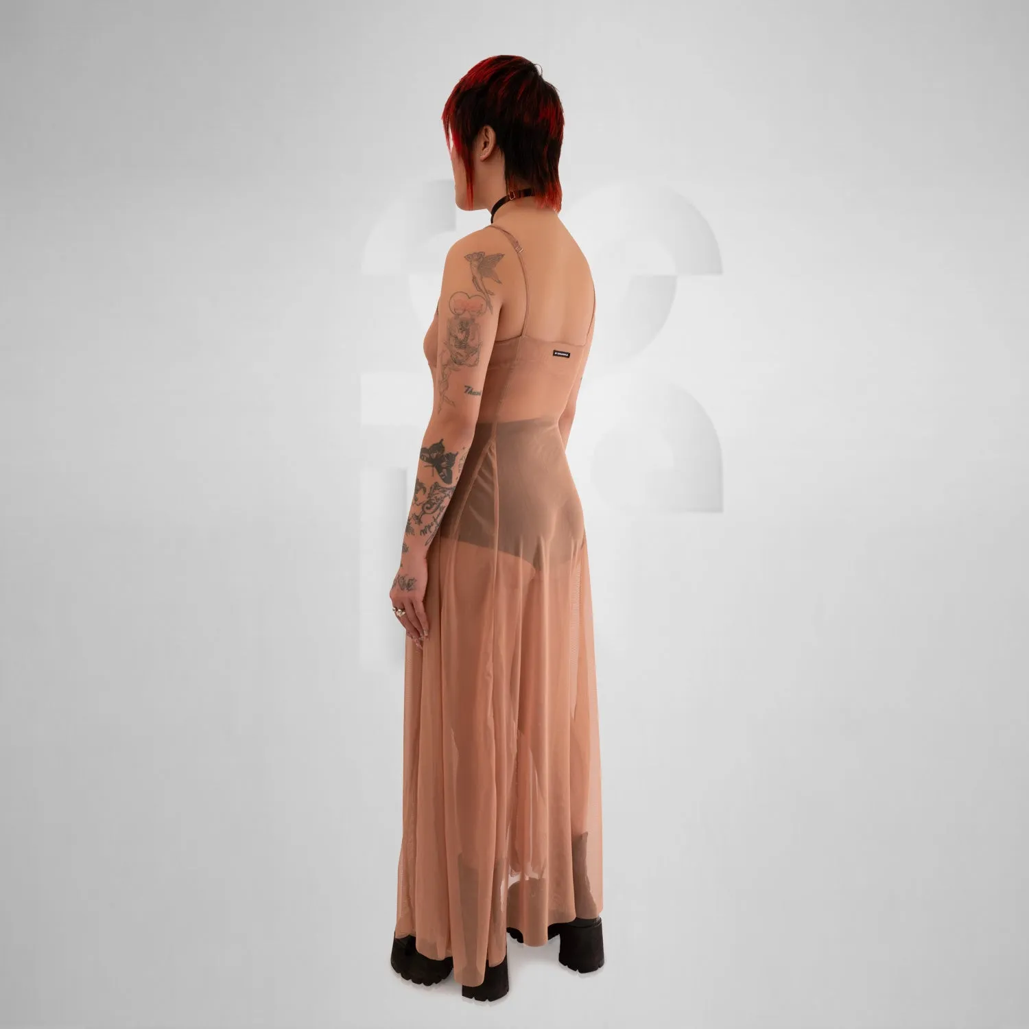 Ethereal Sheer Maxi Dress