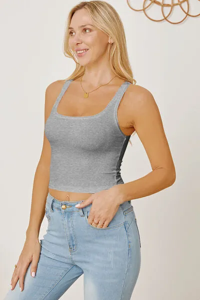 Everyday Basic Square Neck Tank
