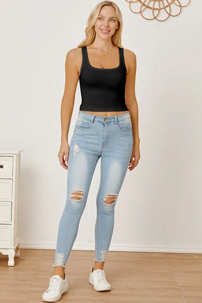 Everyday Basic Square Neck Tank