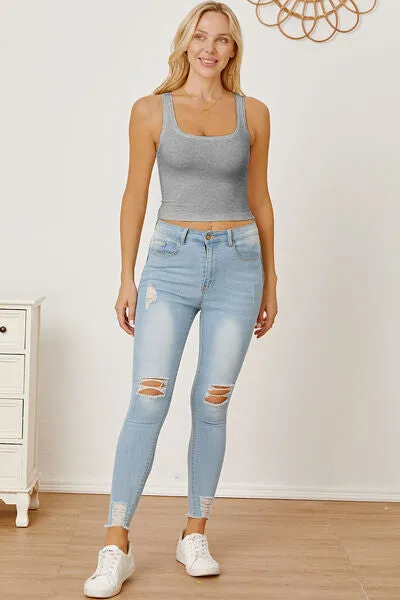 Everyday Basic Square Neck Tank