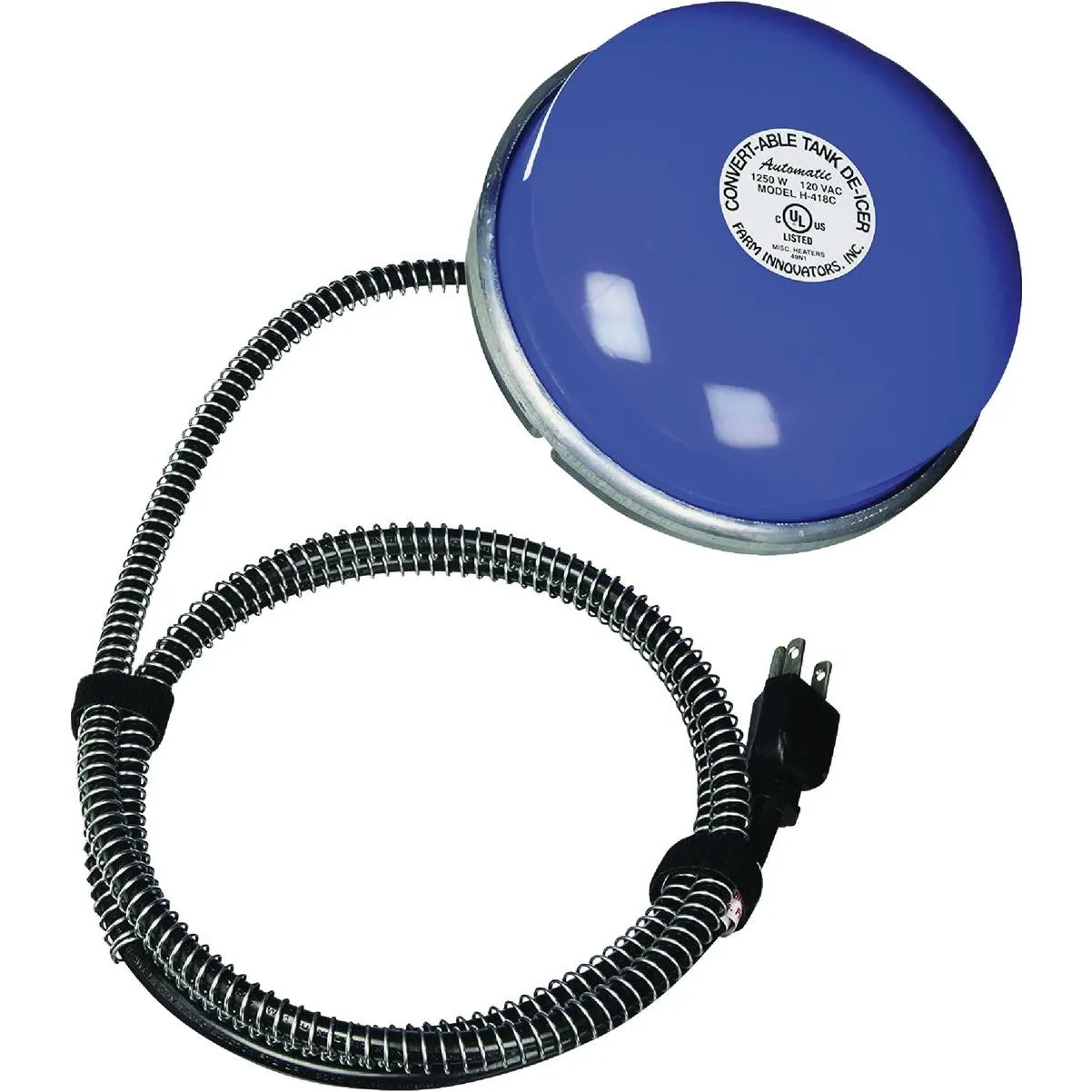 Farm Innovators H-418C Ice Chaser Floating or Submersible Stock Tank Pond Deicer