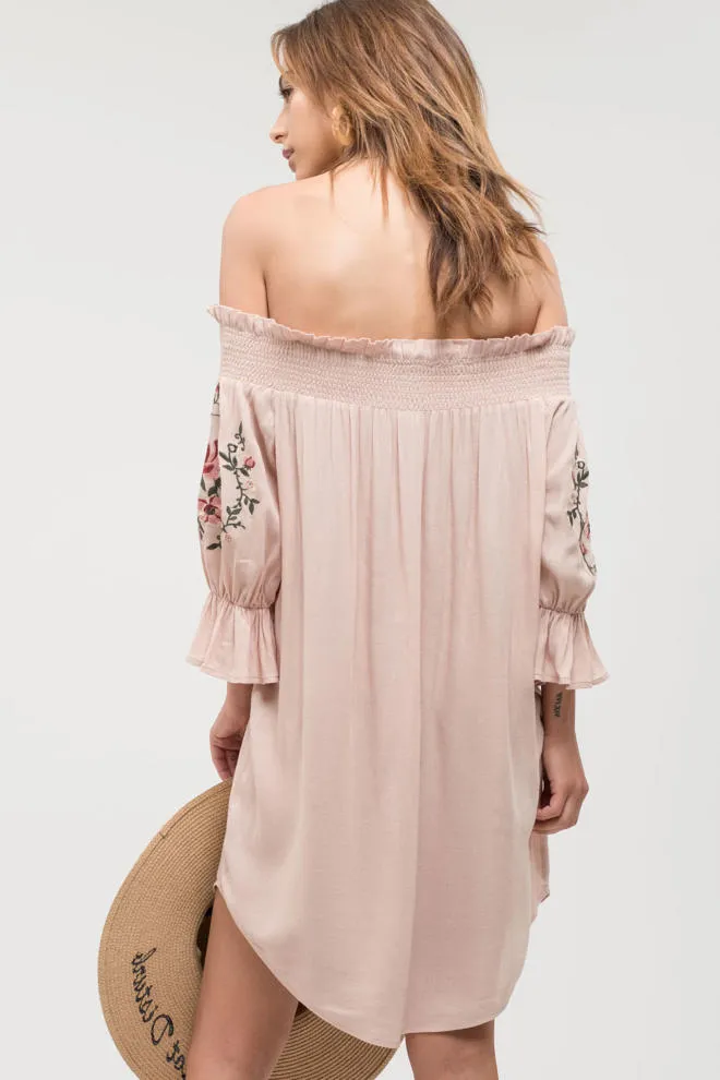 Floral Off-Shoulder Dress