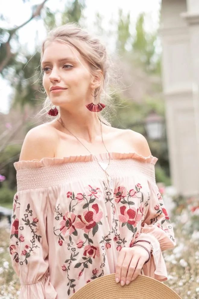 Floral Off-Shoulder Dress