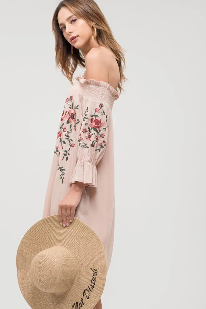 Floral Off-Shoulder Dress