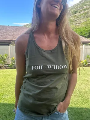 Foil Widow racer back tank