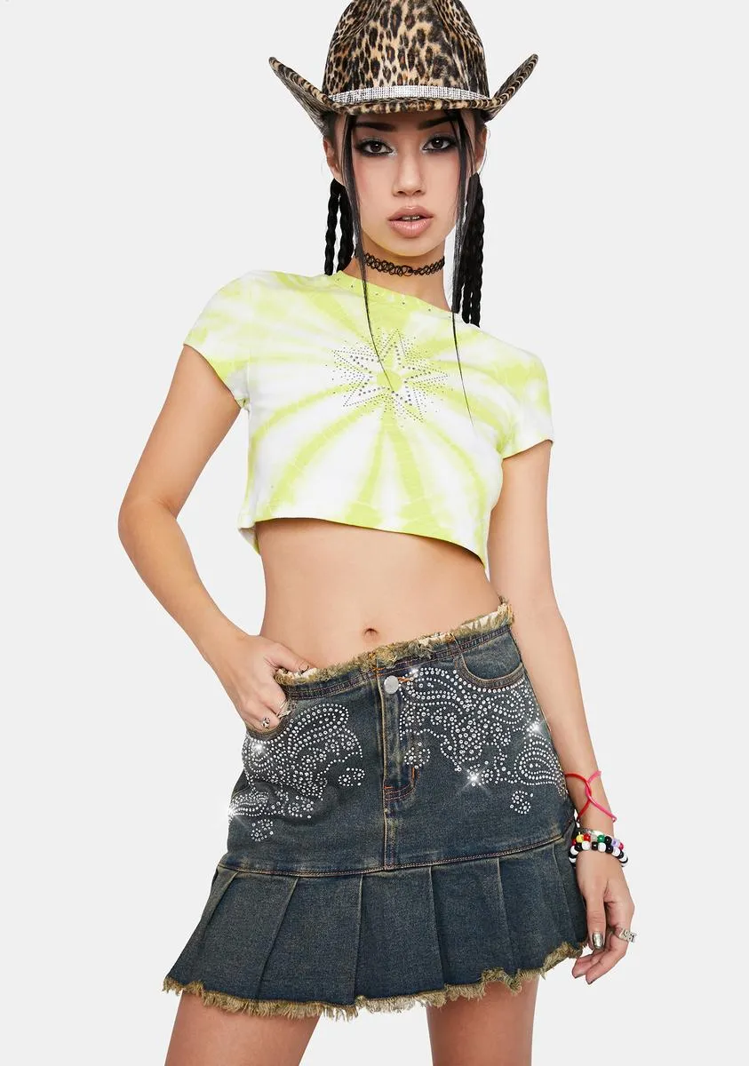 Fraudulent Behavior Denim Skirt