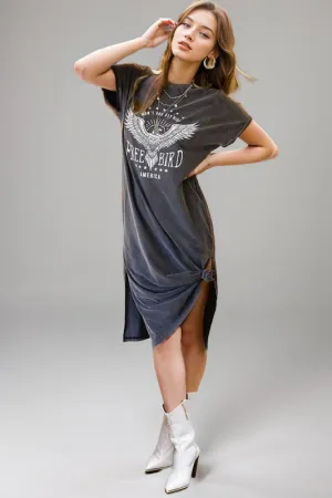 Free Bird Vintage Maxi T shirt Dress