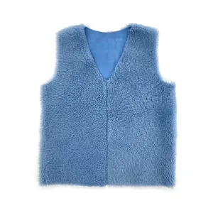 GAMZI KIDS' REVERSIBLE GILET / SKY BLUE