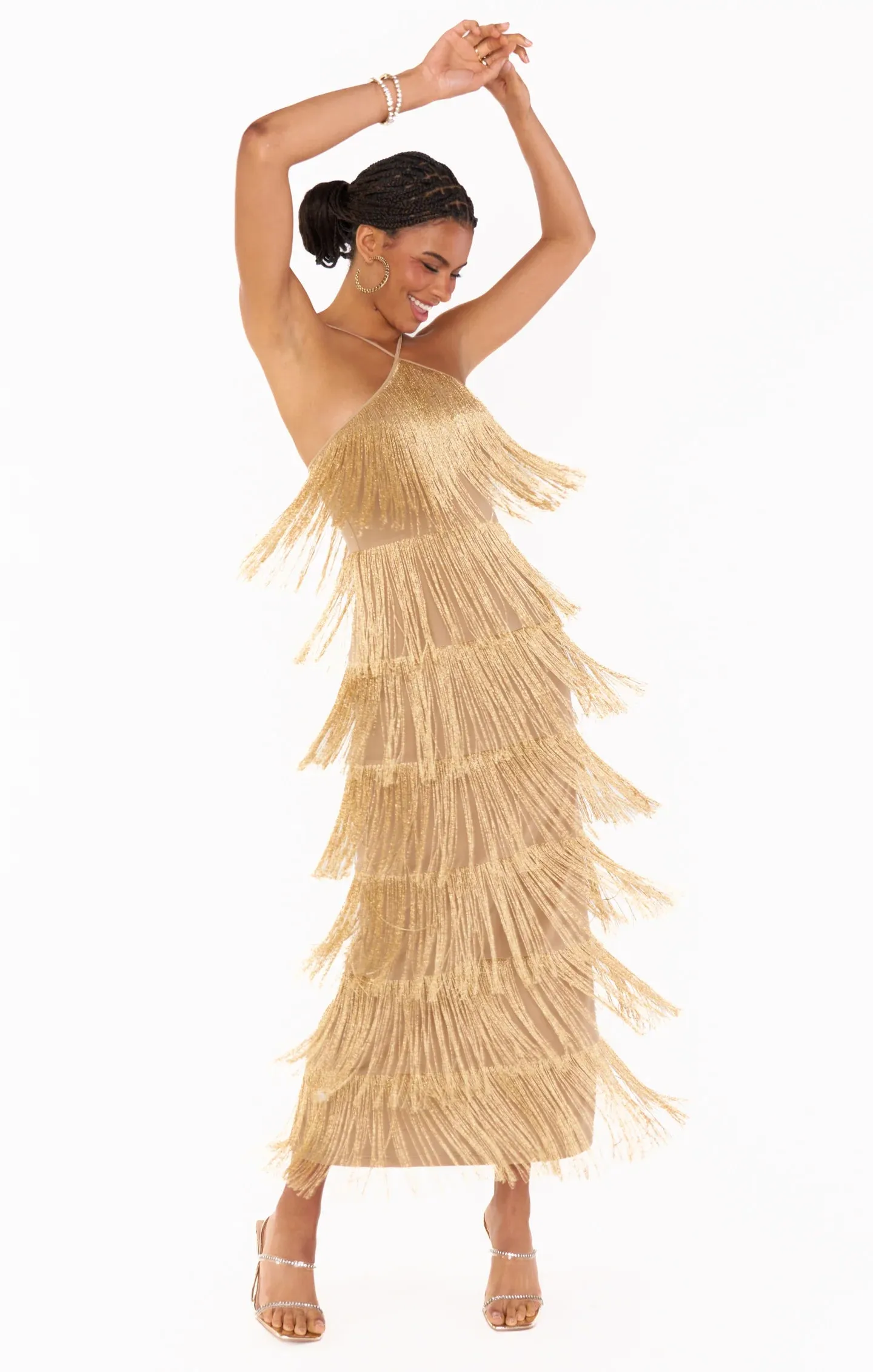 Gatsby Maxi Fringe Dress