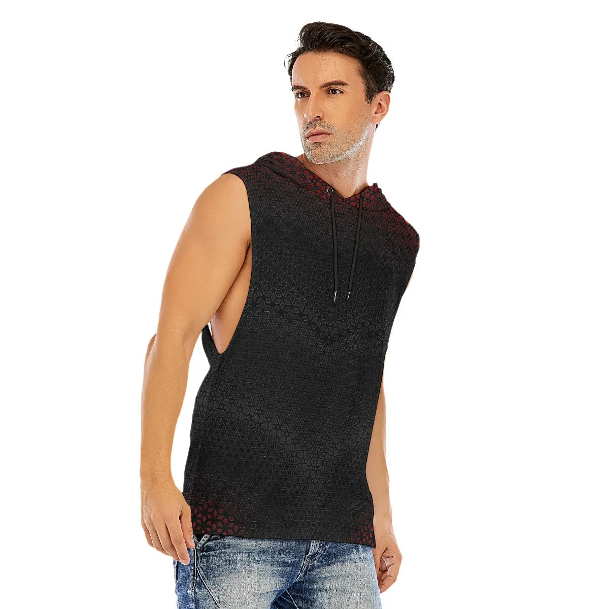 Geometrix Hooded Tank Top