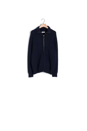 Gilet moyenne jauge côtelé zippé