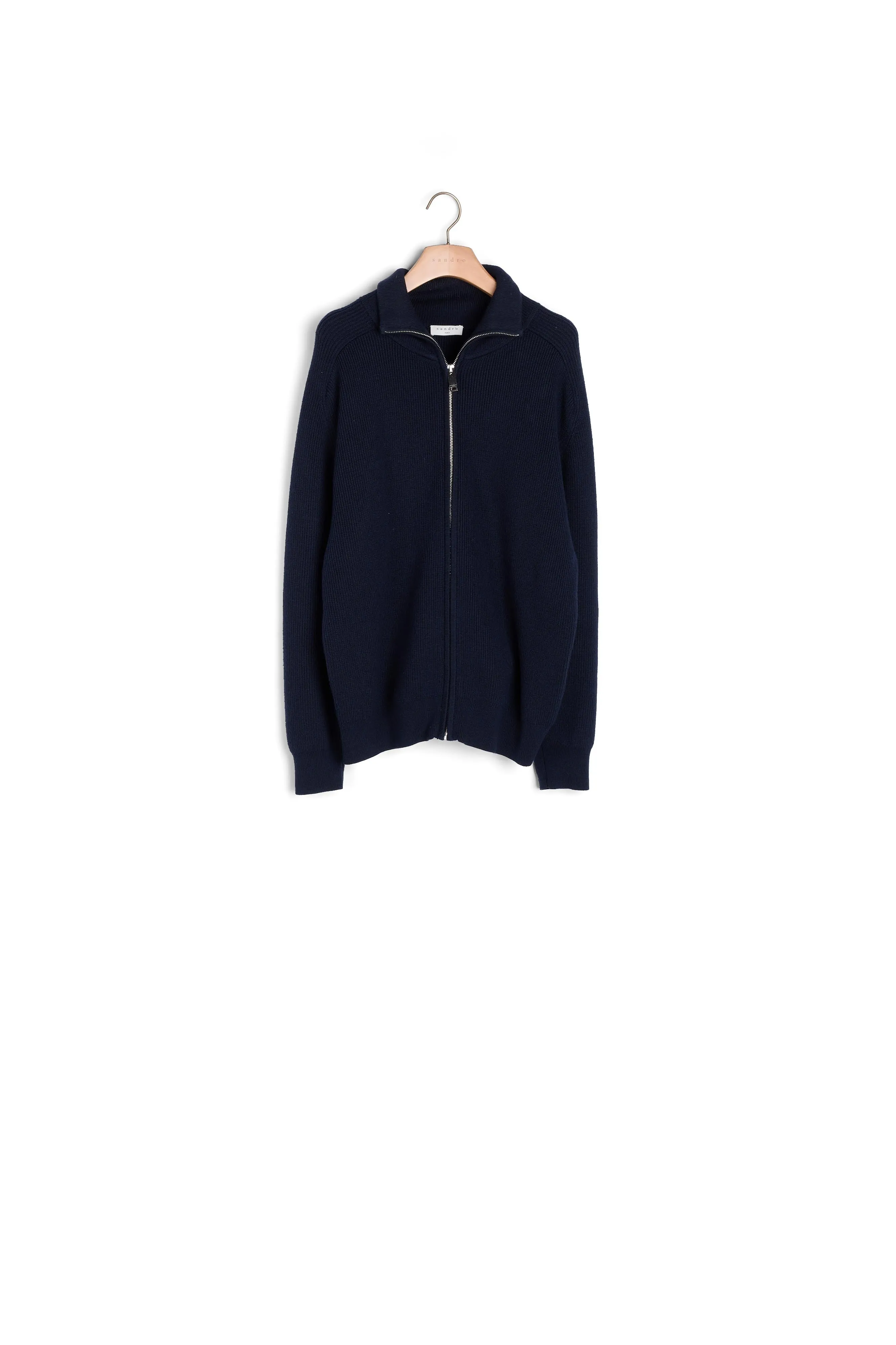 Gilet moyenne jauge côtelé zippé