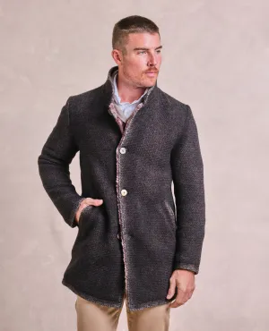 Gimo's Shearling Overcoat - Brown