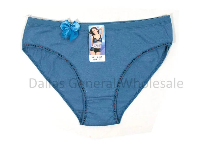 Girls Solid Color Bikini Underwear Wholesale