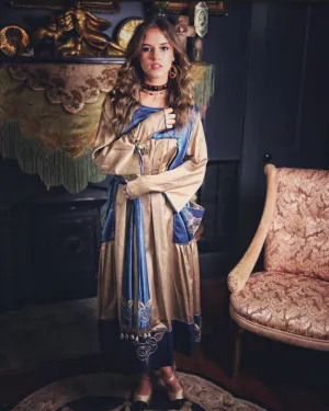 Gorgeous Folk Hungarian 20's dress with the most interesting sleeves
