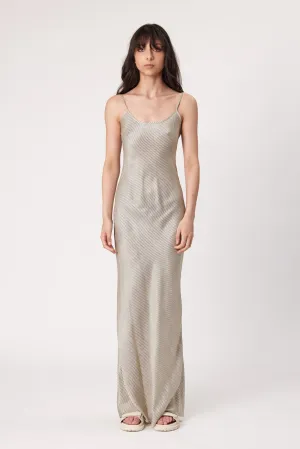 HARLEY MAXI DRESS - IVORY STRIPE
