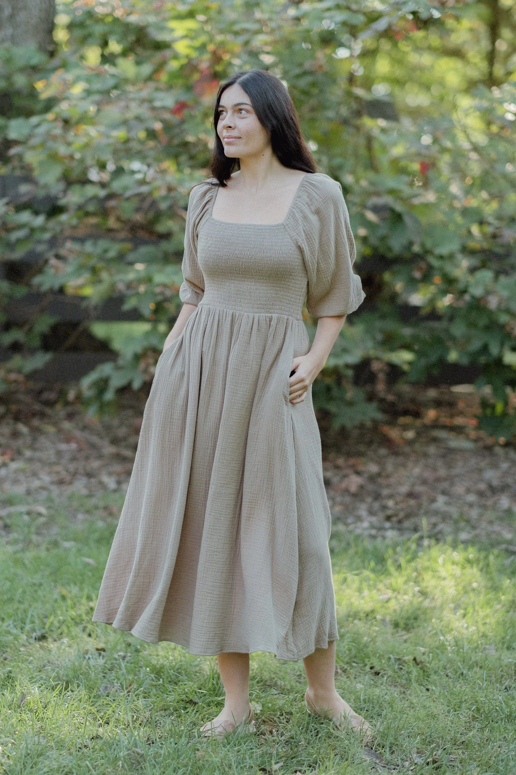 Hartselle Dress - Taupe