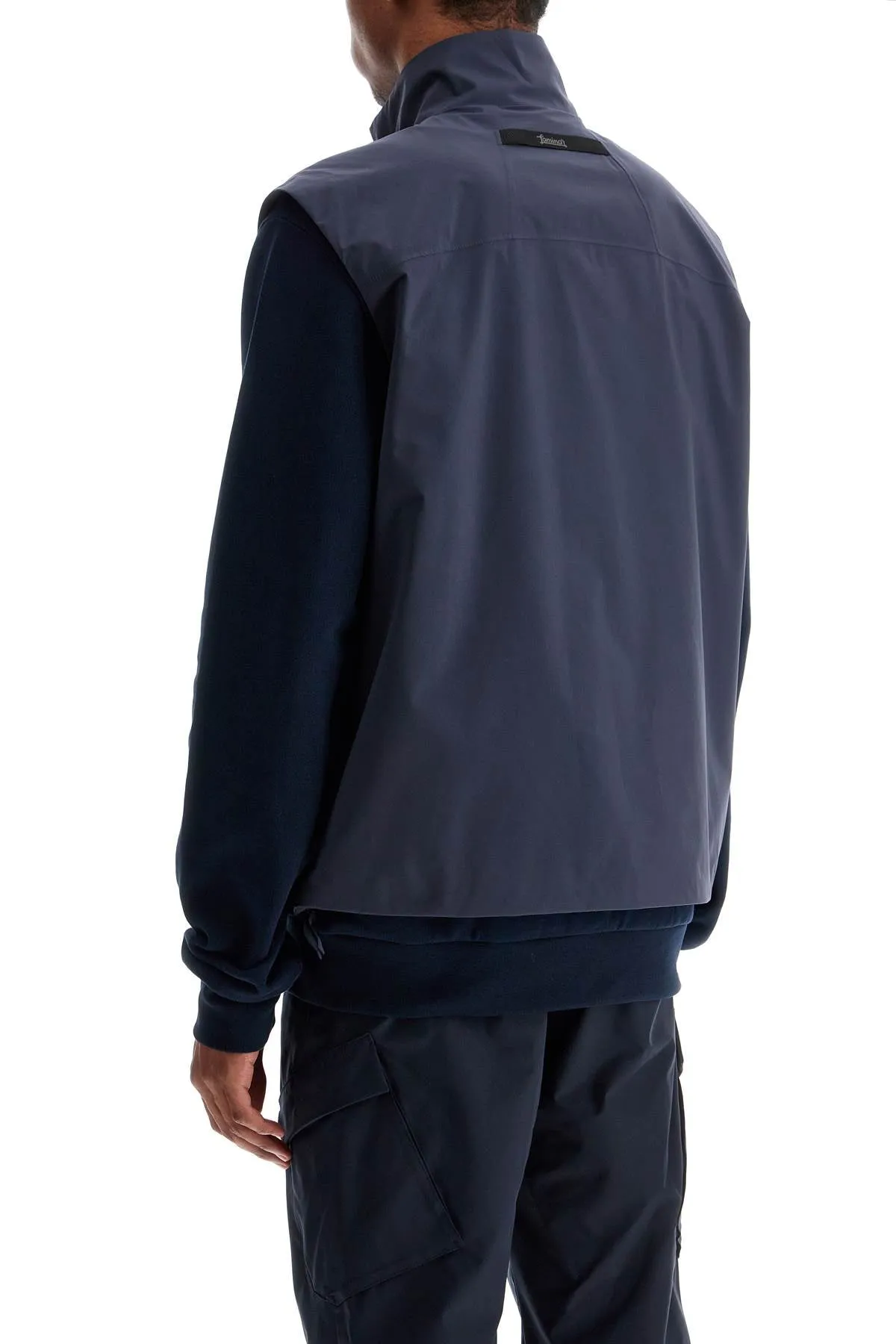 High-Collar Nylon Gilet