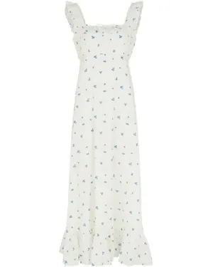 Holland French Petal White dress