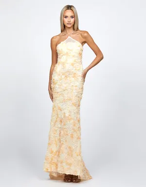 ILLIA ROSETTE FISHTAIL GOWN B68D21L