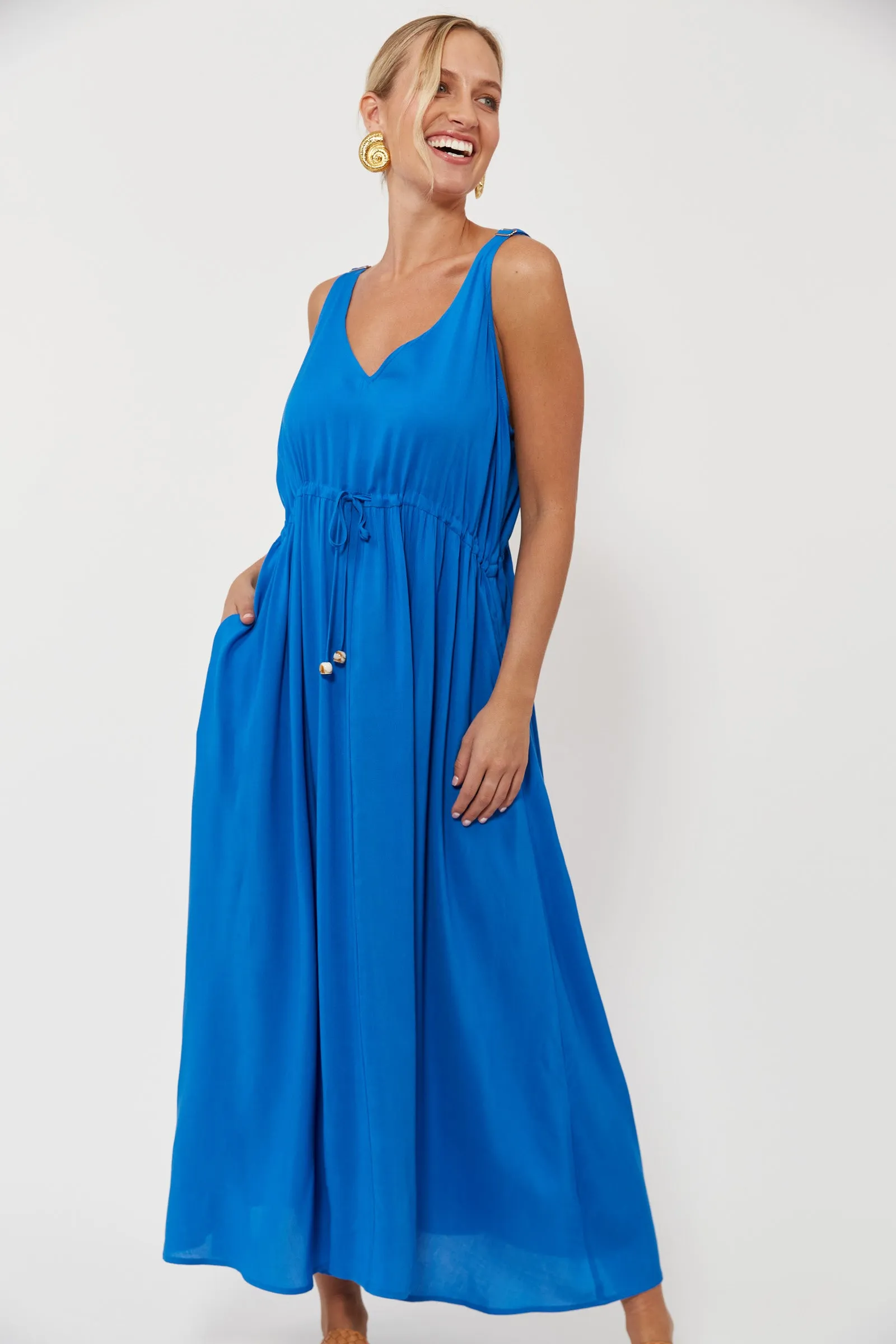 Isola Tank Maxi Dress, Baia