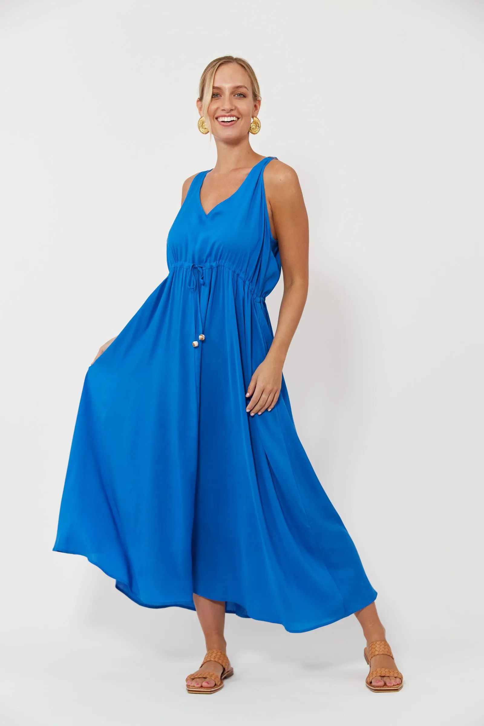 Isola Tank Maxi Dress, Baia