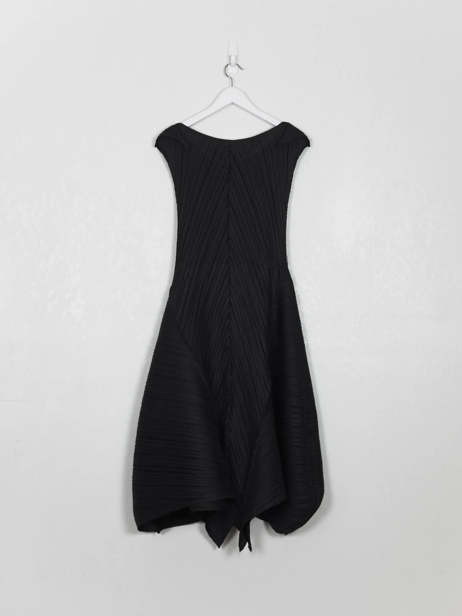 Issey Miyake Pleats Please Flared Sleeveless Dress