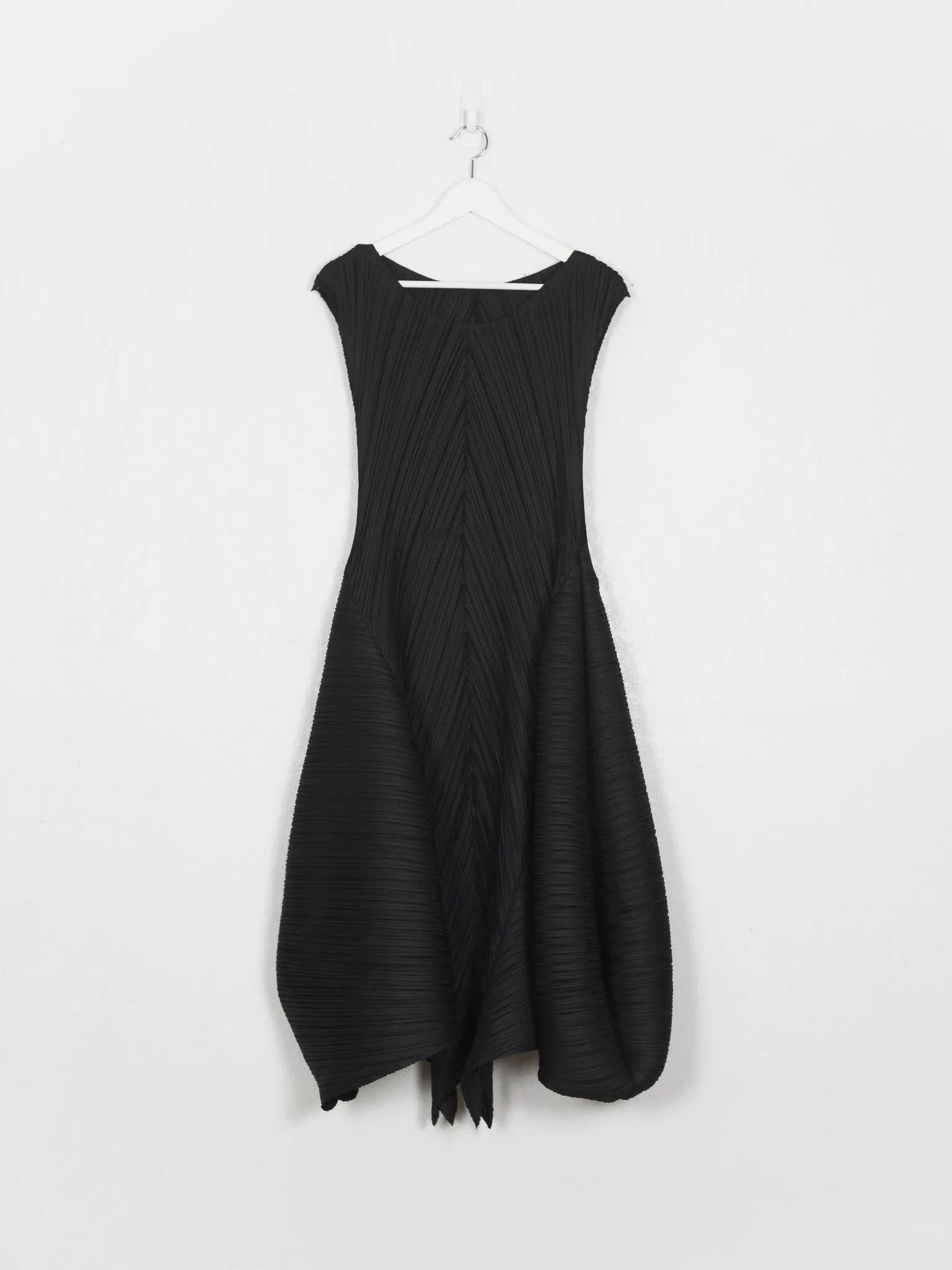 Issey Miyake Pleats Please Flared Sleeveless Dress