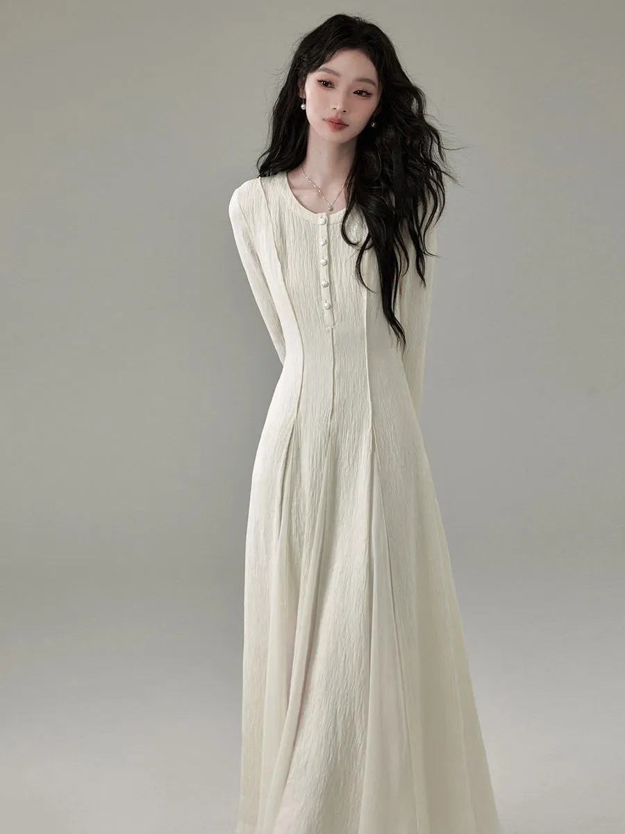 Jasmine Knit Base Long Sleeve Dress