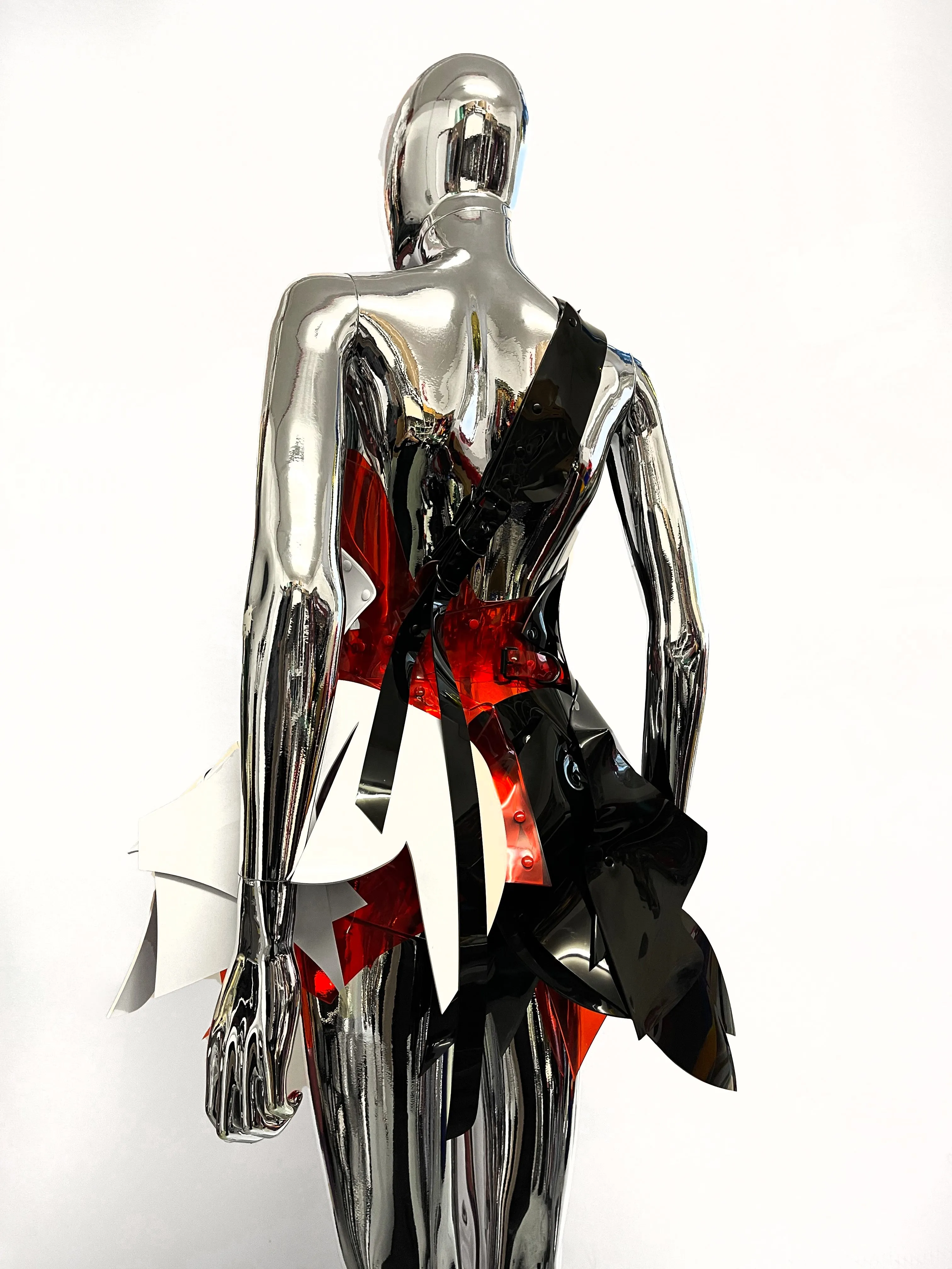 Jivomir Domoustchiev Tre Colore Dress