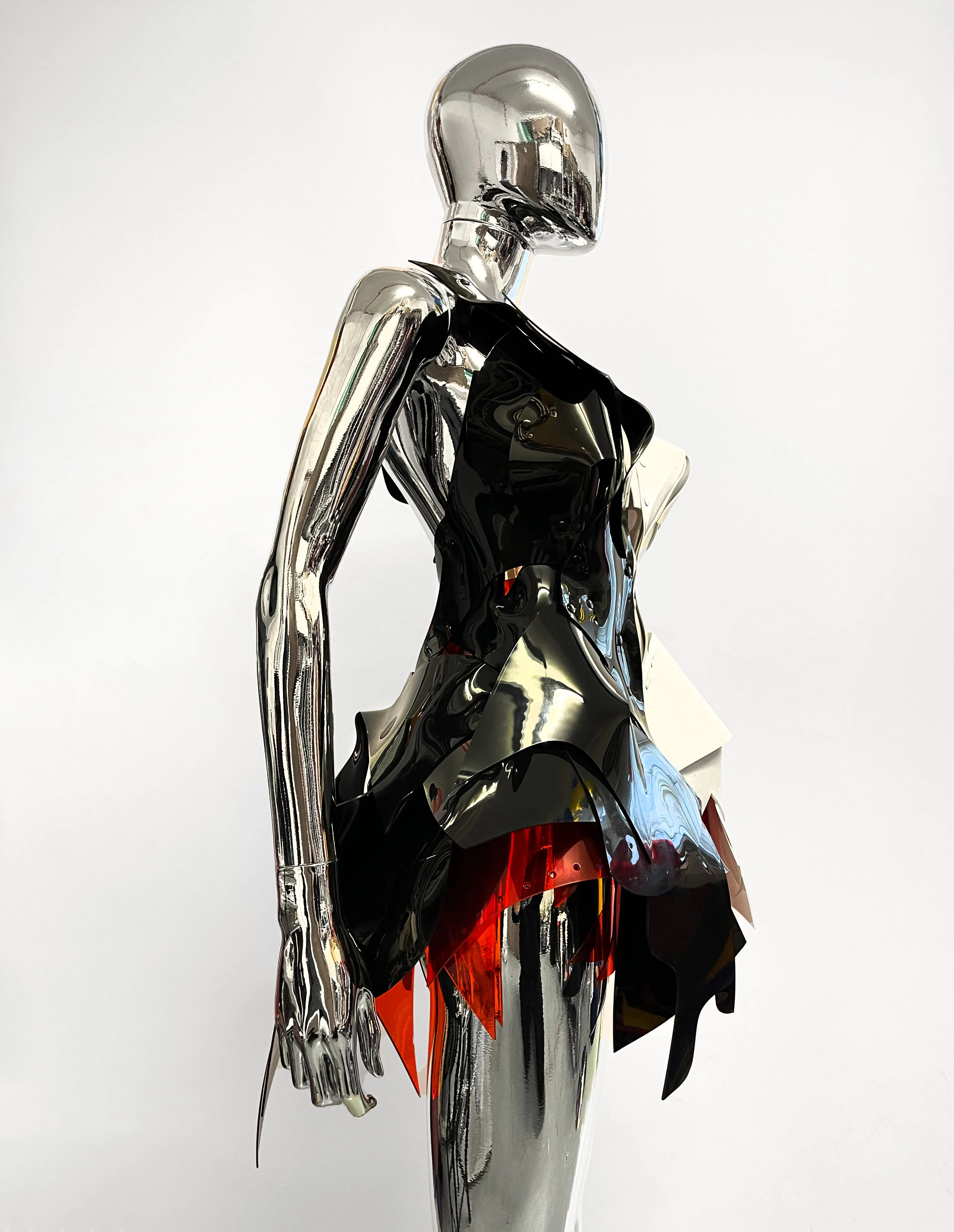 Jivomir Domoustchiev Tre Colore Dress