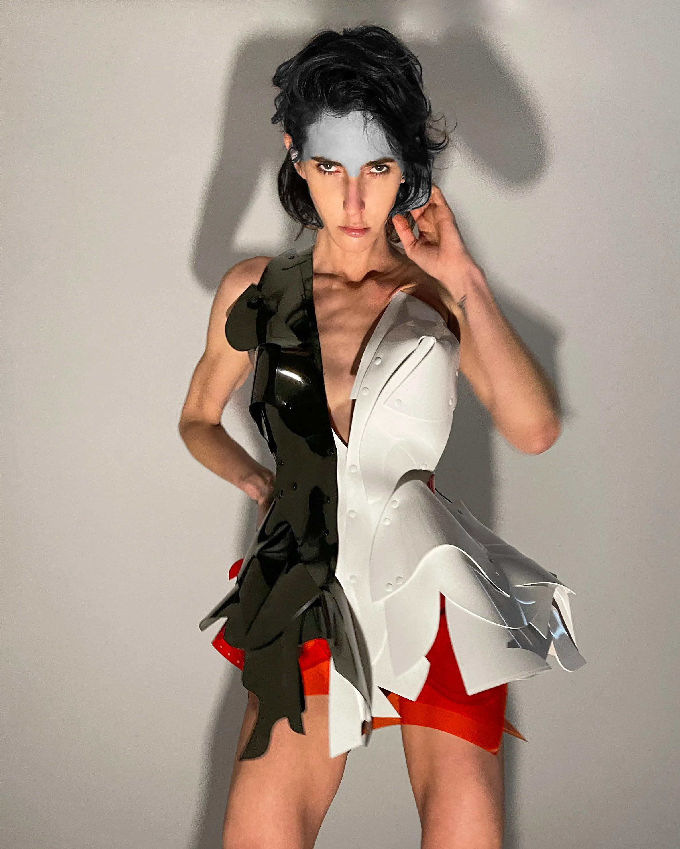 Jivomir Domoustchiev Tre Colore Dress
