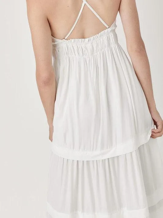 Keeping it Fun Shirred and Tiered Maxi Dress