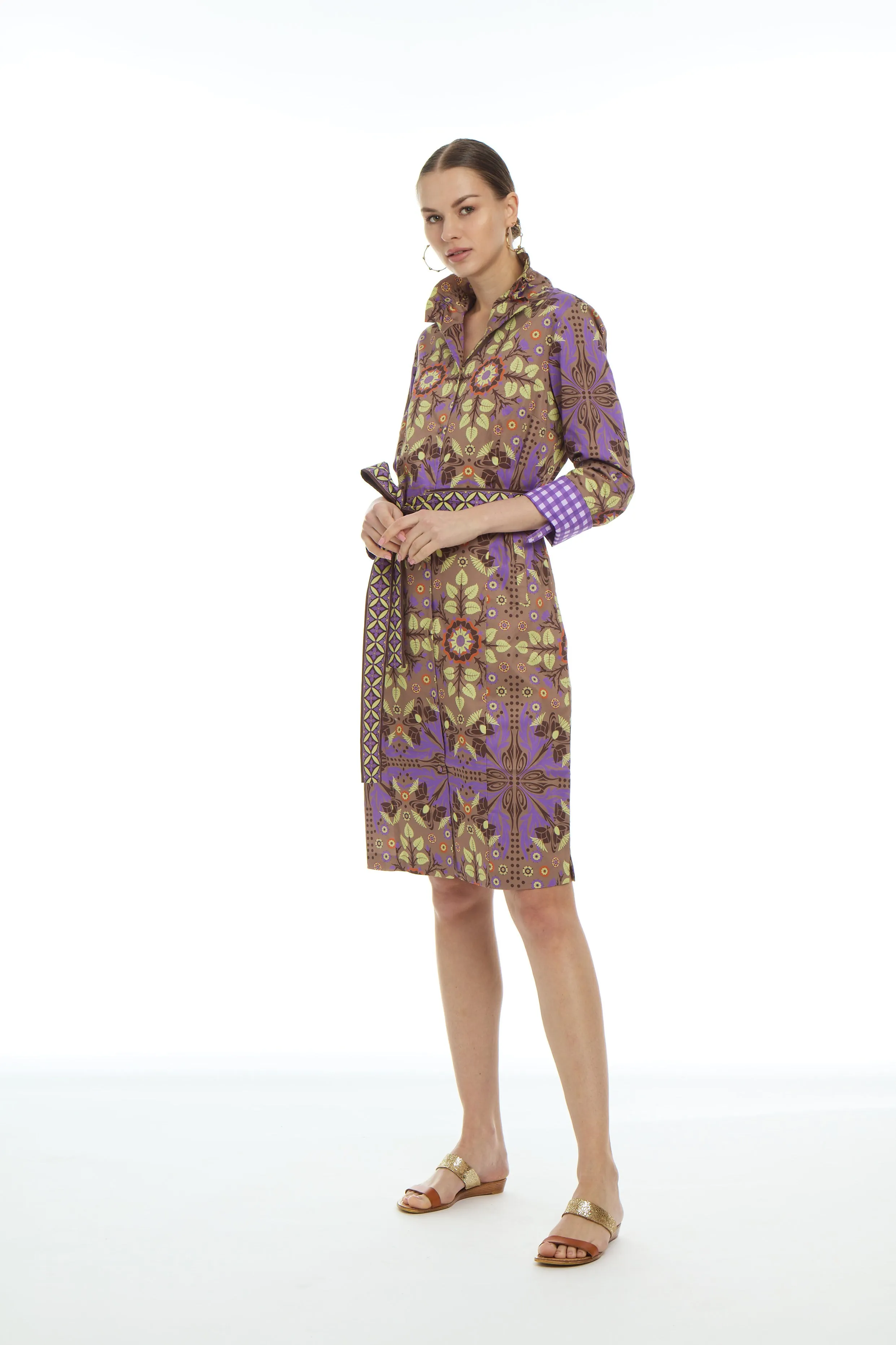 Kelly Dress | Etro Taupe